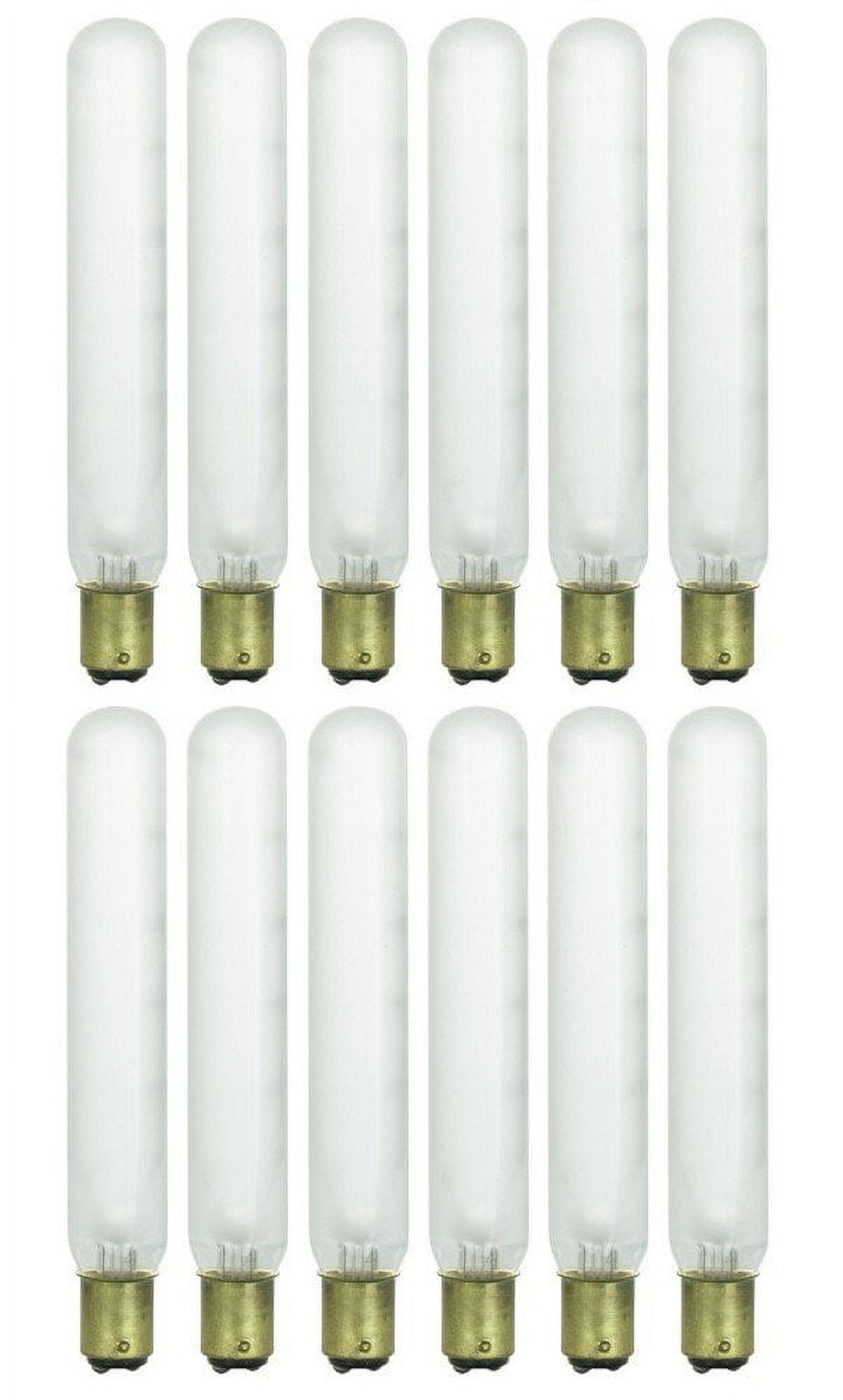 12 Qty. Halco 20W T6.5 FR DC 130V Halco T6.5FR20DC 20w 130v Incandescent Frost Lamp Bulb