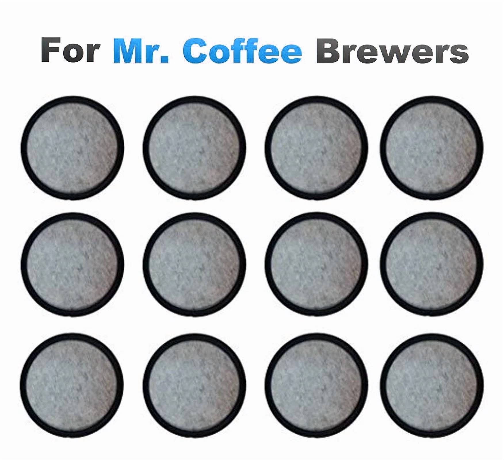 (12) Quality Replacement Charcoal Water Filter Disks For All Mr. Coffee Machines