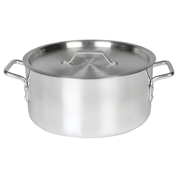 12 Quart Aluminum Braiser with Lid