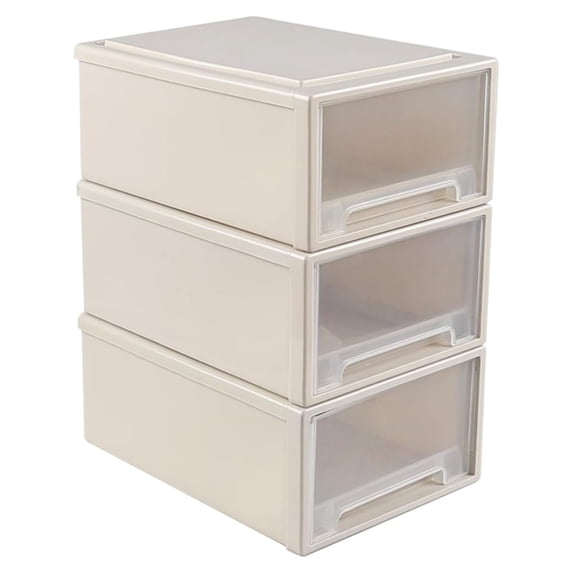 Compact Draws 12 Quart Stackable Plastic Drawers, Plastic Compact Stacking Storage ...