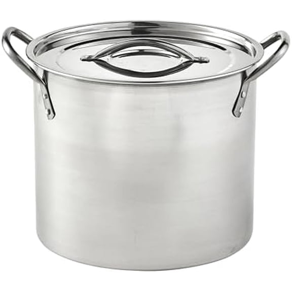 12 Quart Stainless Steel Stock Pot with Lid
