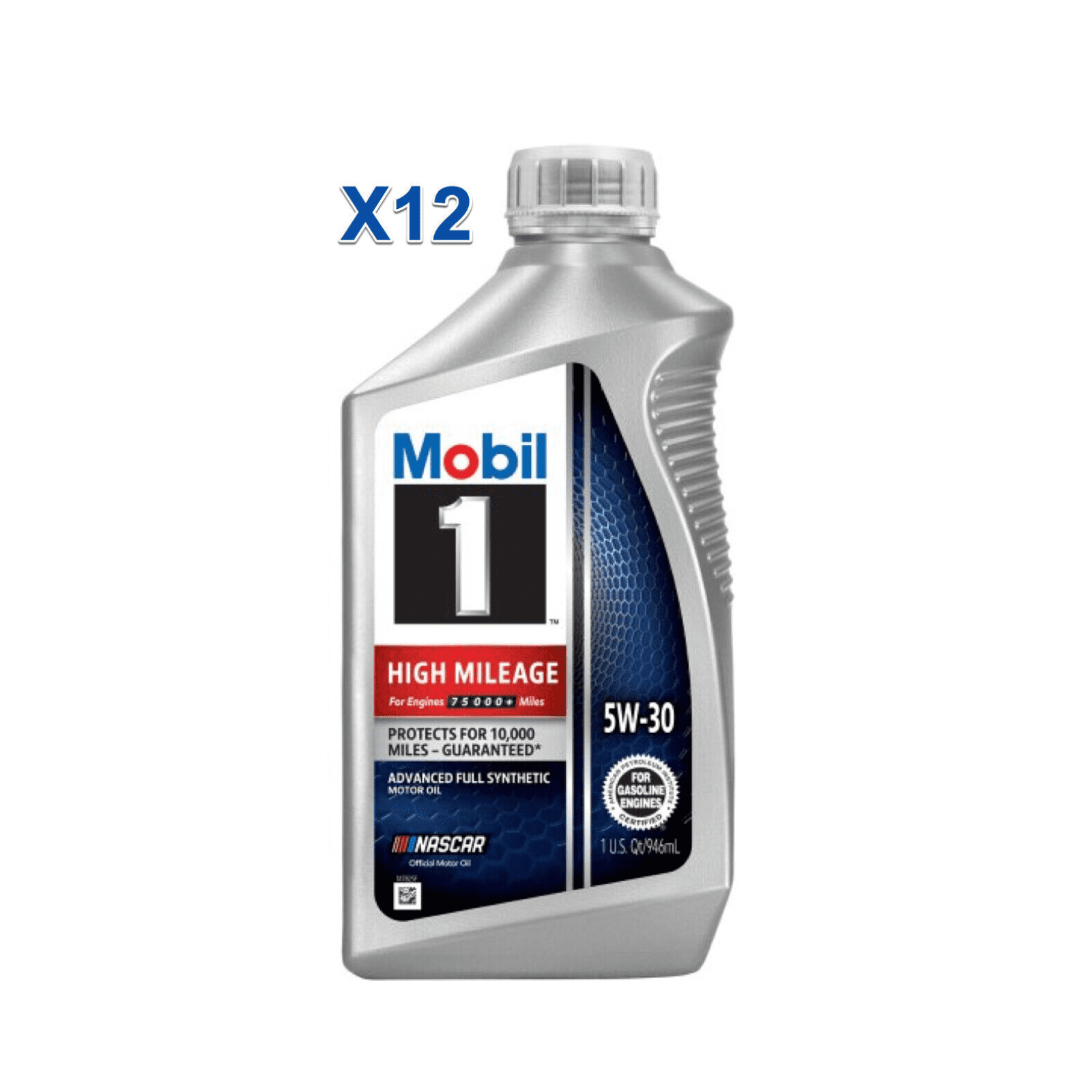 12 Quarts Engine Motor Oil Mobil 1 Advanced Full Synthetic SAE 5W-30 MPN #103767