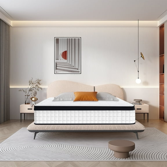 12" Queen Modern Comfort Mattress with Perfect Support and Comfort, Pressure Relieving