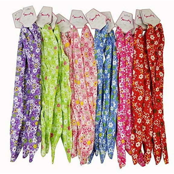 12 Rabbit Wire Headbands Hairbands (Flowers)