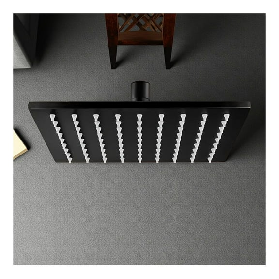 12" Rainfall Shower Head - Luxury Spa Shower System, All-Metal, Easy Install, Handheld Combo, 59" Hose & 3-Way Diverter