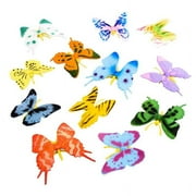 12 Realistic Insects Plastic Butterfly Character Action Figures Model Toys