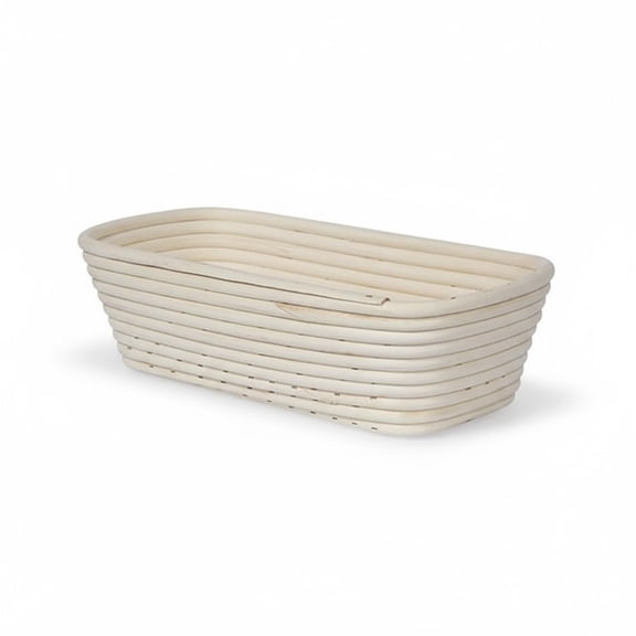 12" Rectangular Banneton Proofing Basket Premium Artisan Rattan Bread Proofing Basket for Sourdough, Artisan Bread Baking, Brotform Dough Rising by The Lucky Clover Trading