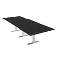 thumbnail image 1 of 12' Rectangular Modular Conference Table Metal T-Bases Power And Data, 1 of 5