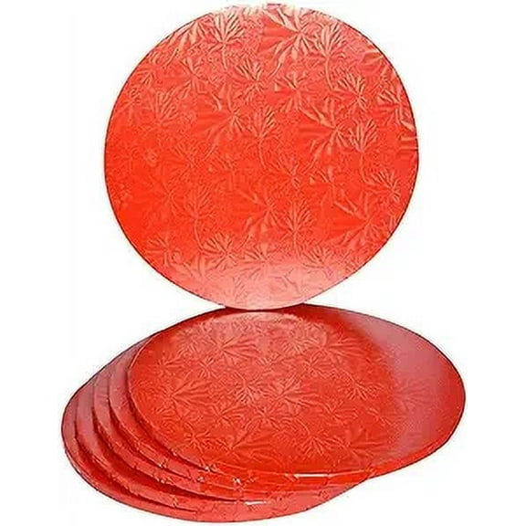 12" Red Round Drum 1/2" thick, single unit