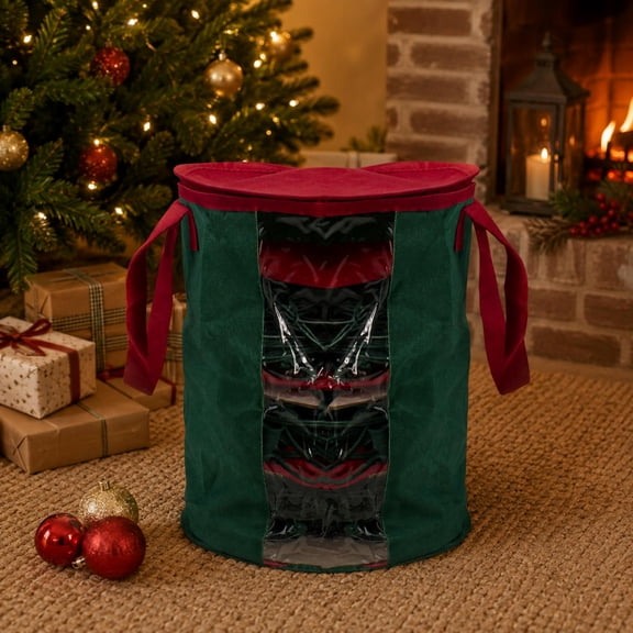 Northlight Christmas Light Storage Organizer with Clear Window - 12"