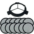 Mr Coffee Compatible 12pc Charcoal Water Filters & Disk Holder