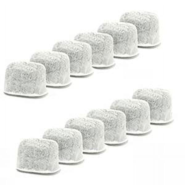 12 Replacement Charcoal Water Filters for Keurig Coffee Machines By NISPIRA, White 12 Replacement Charcoal Water Filters for Keurig Coffee Machines By NISPIRA, White