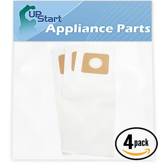12 Replacement Riccar VIBCL Vacuum Bags - Compatible Riccar Type U, U-3, U-6 Vacuum Bags (4-Pack, 3 Bags Per Pack)