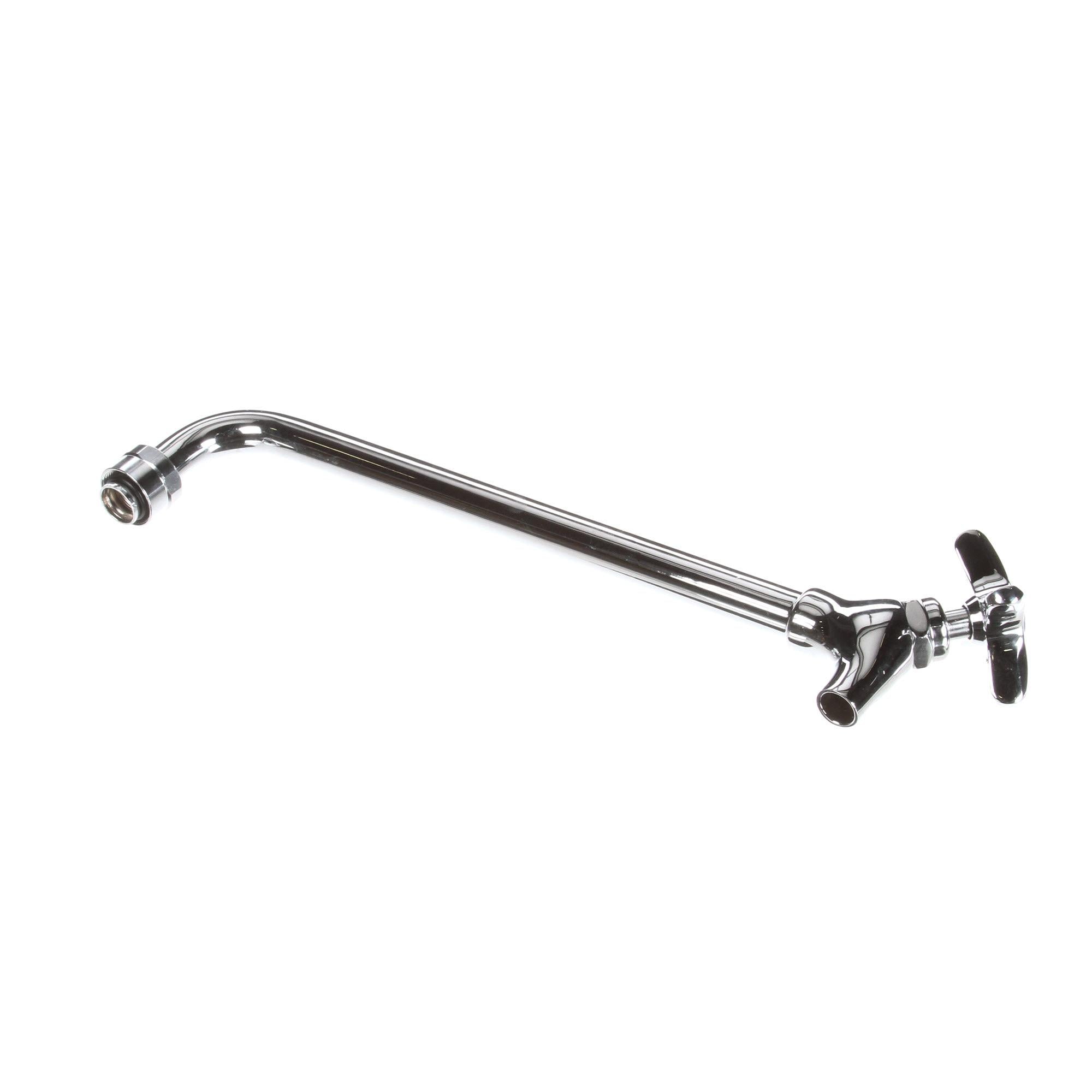Chrome 12" Replacement Spout with Shut-Off Valve