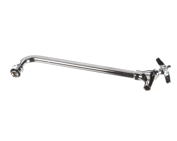 Chrome 12" Replacement Spout with Shut-Off Valve