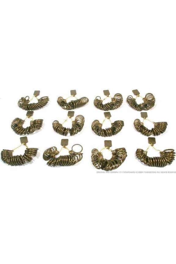 12 Ring Sizing Finger Size Gauges Jewelry Sizer Tools