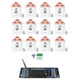 thumbnail image 1 of 12) Rockville RockWedge LED White Battery Powered Lights+Wireless DMX Controller, 1 of 14
