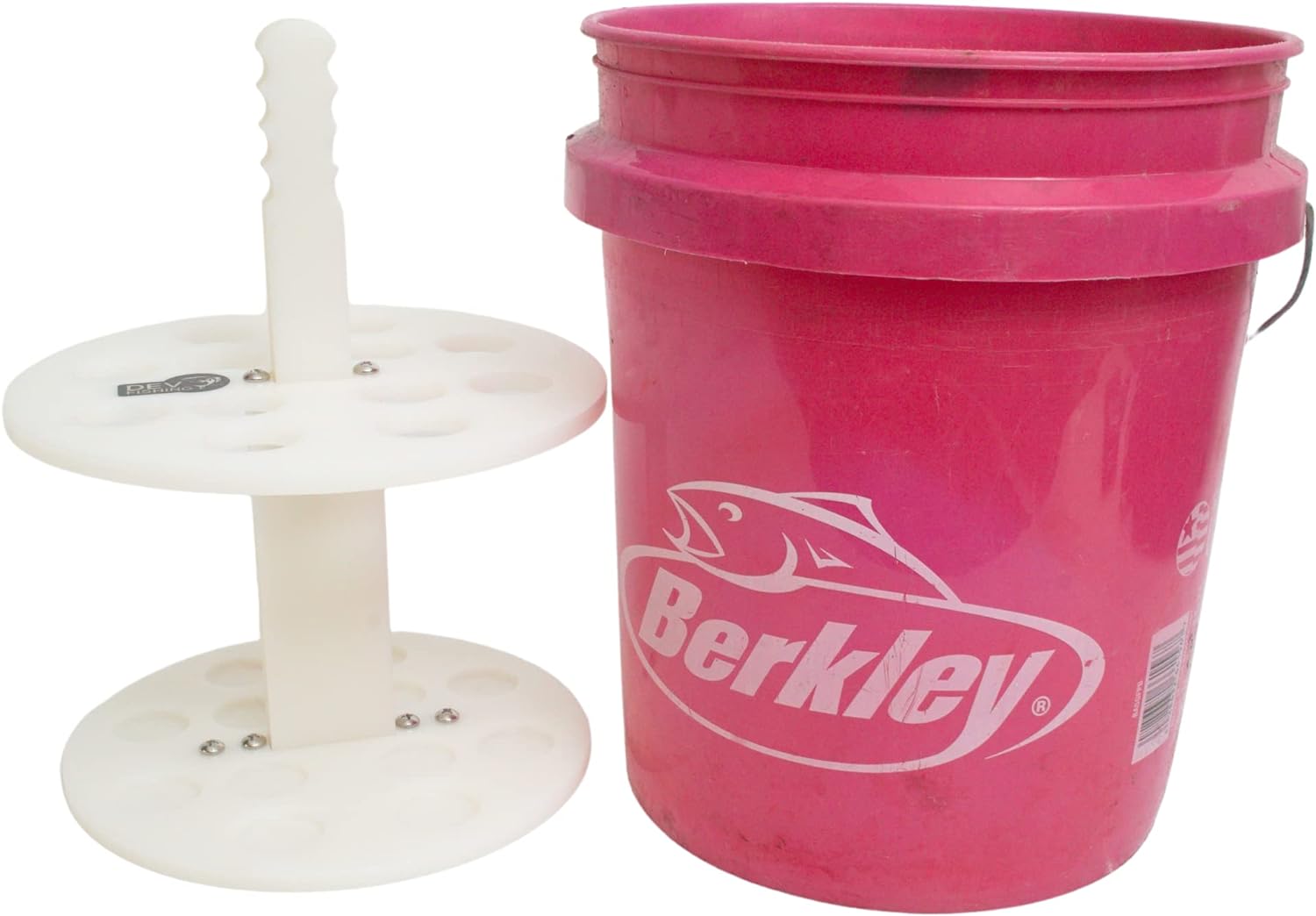 12 Rod Holder 5 Gallon Bucket Separator Deep Dropping / Trolling Weight Storage Rack