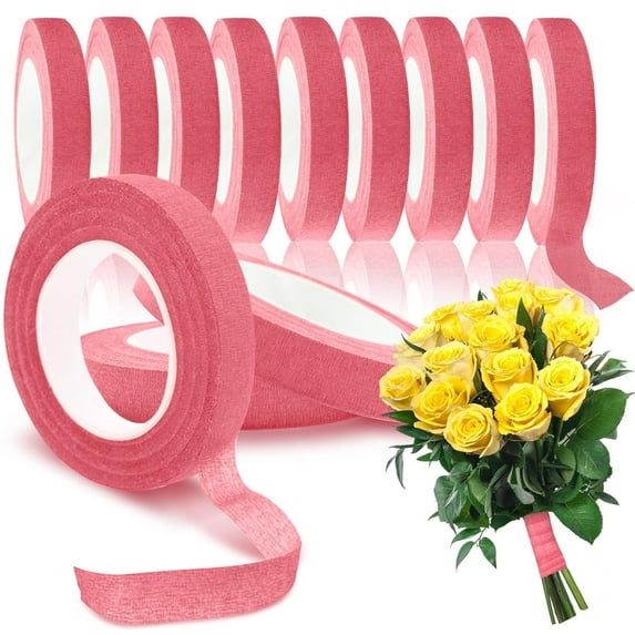 12 Rolls 0.5Inch 30 Yard Floral Tapes for Bouquet Stem Wrapping, Floral Tape for Floral Arranging Craft Projects Corsages, Wedding Bouquet
