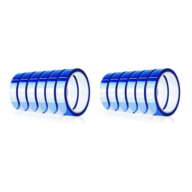 12 Rolls 20mm X33M Blue Heat Tape High Temperature Heat Tape Heat