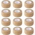 thumbnail image 1 of 12 Rolls Adhesive Elastic Bandage,1x177In Elastic Athletic Tape,Durable Bandage Wrap,Non Woven Bandages for Sensitive Skin, 1 of 6