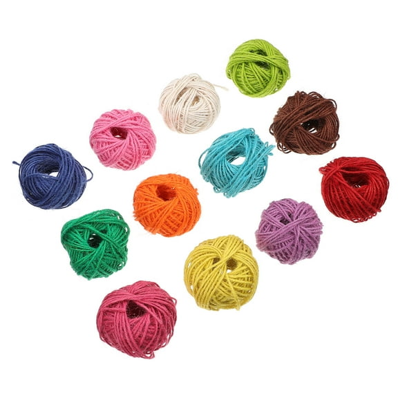 unbranded  12 Rolls Bailing Twine Colored Rope Jute Convenient