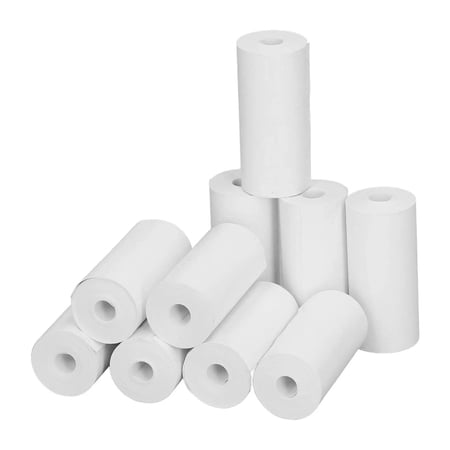12 Rolls Kids Instant Camera Refill Print Paper Film Coreless Thermal Print For 57mm Portable Cash Registers Mobile Printer 10 Rolls