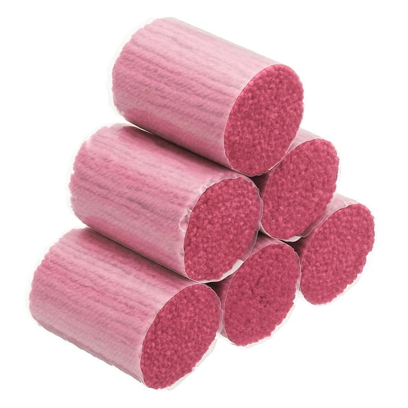 12 Rolls Latch Hook Yarn, Latch Hook Kit Yarn Precut Hook Rugs Yarn Making Crochet Bundles for Latch Hook Rug Adults Beginners Tapestry DIY Craft, Dark Pink