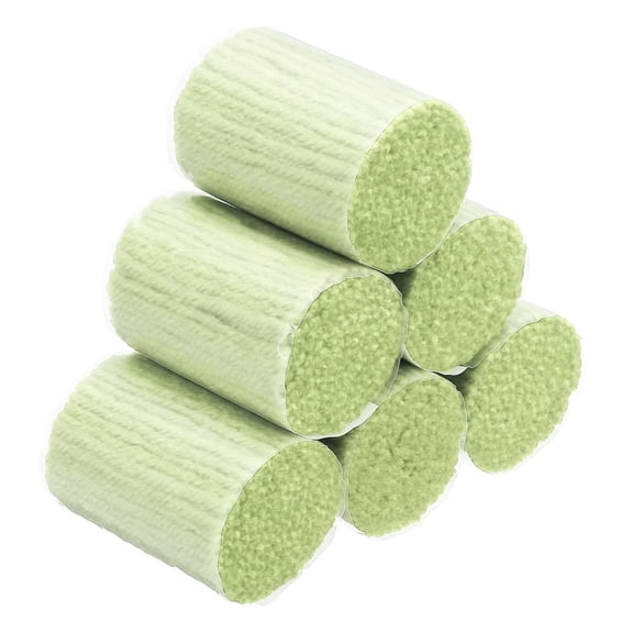 12 Rolls Latch Hook Yarn, Latch Hook Kit Yarn Precut Hook Rugs Yarn Making Crochet Bundles for Latch Hook Rug Adults Beginners Tapestry DIY Craft, Light Green