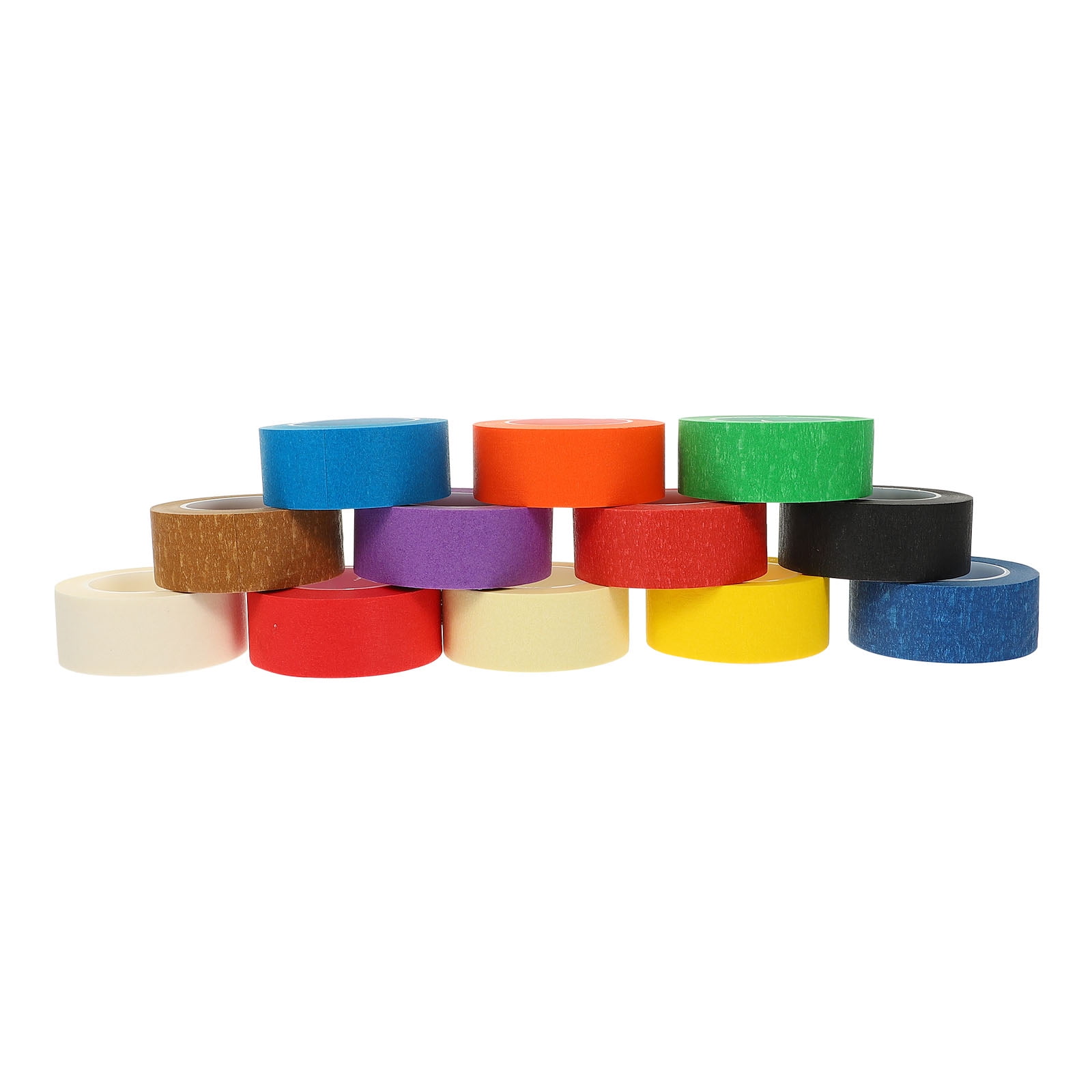 12 Rolls Masking Tape Art Paper for Kids Craft Labelling Drawing Tapes Adhesive DIY