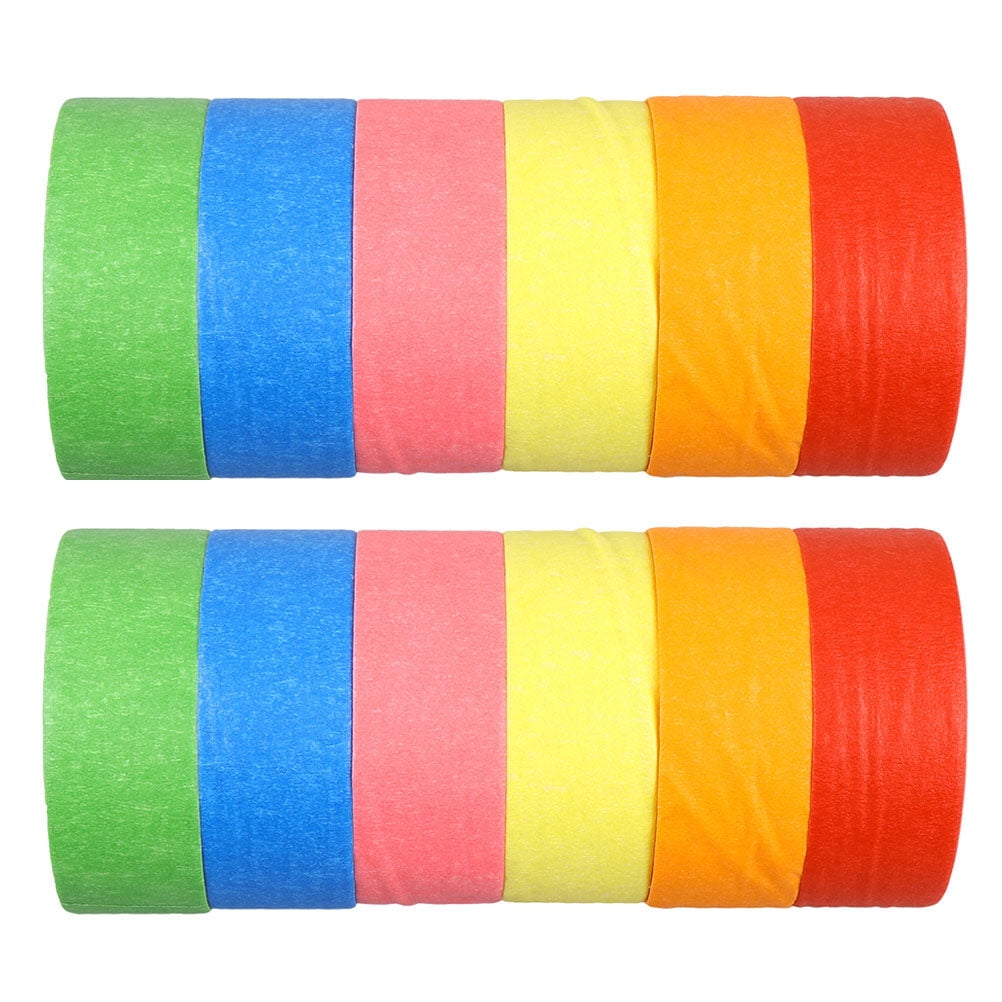 12 Rolls Masking Tape Picture Tapes Reusable Childrens Art and Crafts