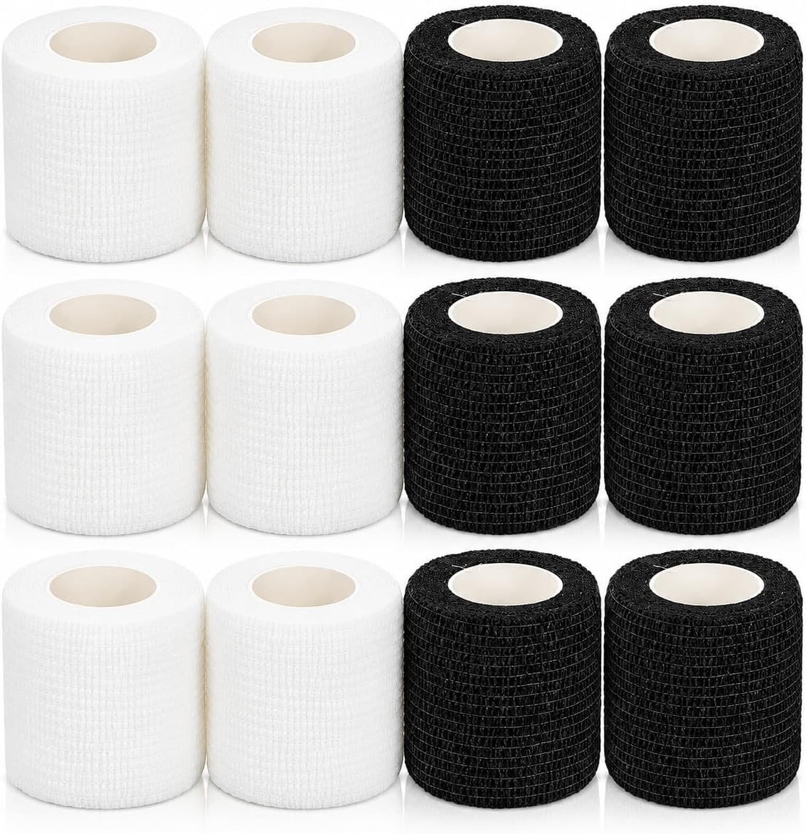 12 Rolls Self Adhesive Elastic Wrap - Breathable Non-Woven Cohesive ...