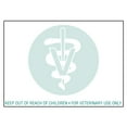 thumbnail image 1 of 12 Rolls Veterinary Prescription Labels w/Green Caduceus and Warning, 30258 Compatible - Free Shipping, 1 of 1