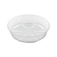 thumbnail image 1 of 12" Round Clear Plastic Plant Saucers, Versatile Plastic Planter Tray Stabilized For Indoor/Outdoor With Deep Saucer Ideal For Windowsills Desks & Balconies,Clear,2PCS,12", 1 of 9