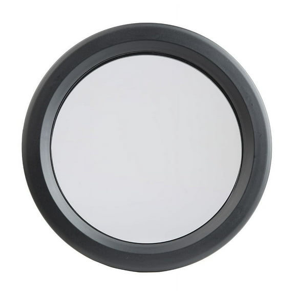 GarageDoorProject 12 Inch Round Window Commercial-Grade Dual Sealed Plexiglass 12" Round, 2" DT, Black GarageDoorProject | 100% OEM | US Vendor