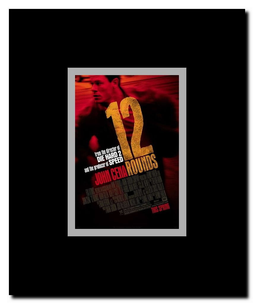 12 Rounds c.2009 - style A Framed Movie Poster