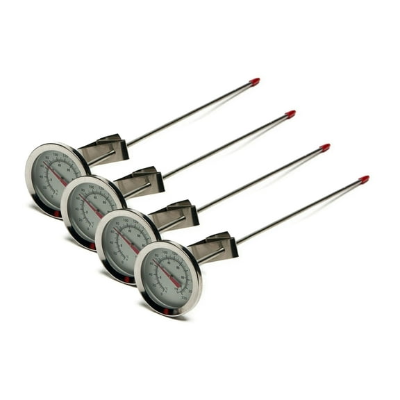 12" SS Dial Thermometer Homebrewing Brew Kettle Brew Pot, Pack of 4