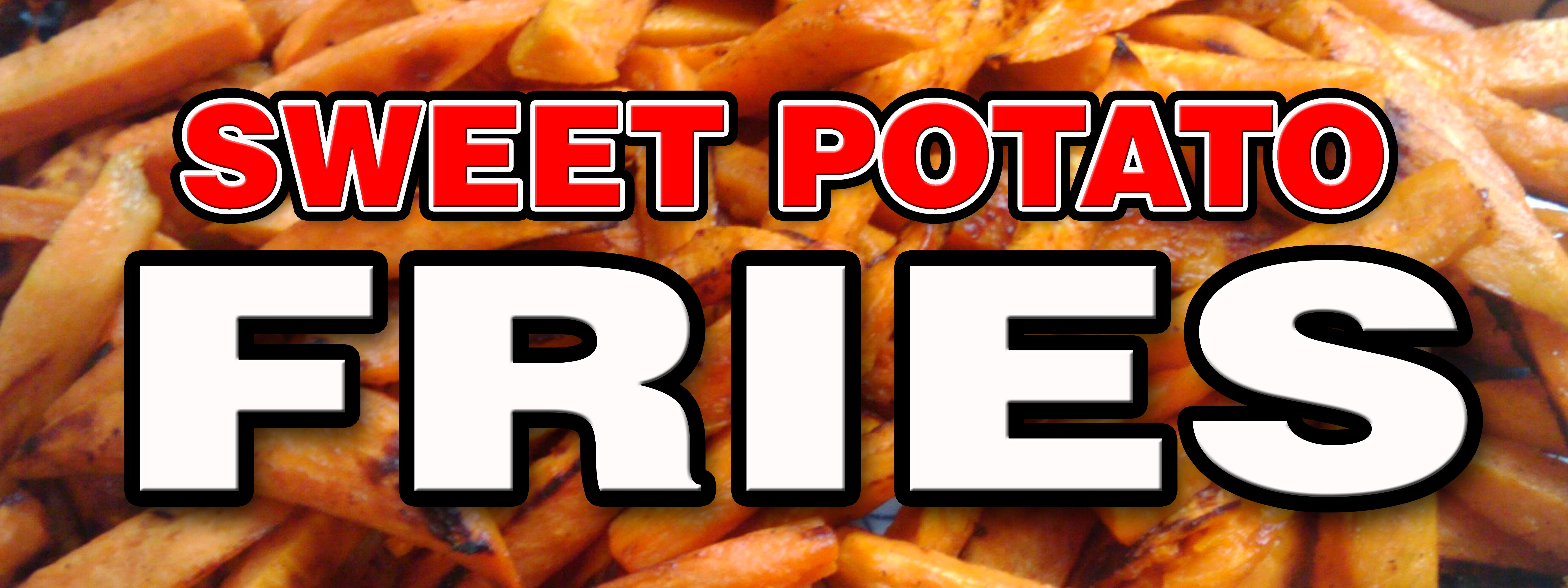12" SWEET POTATO FRIES DECAL sticker hot crispy delicious french frys