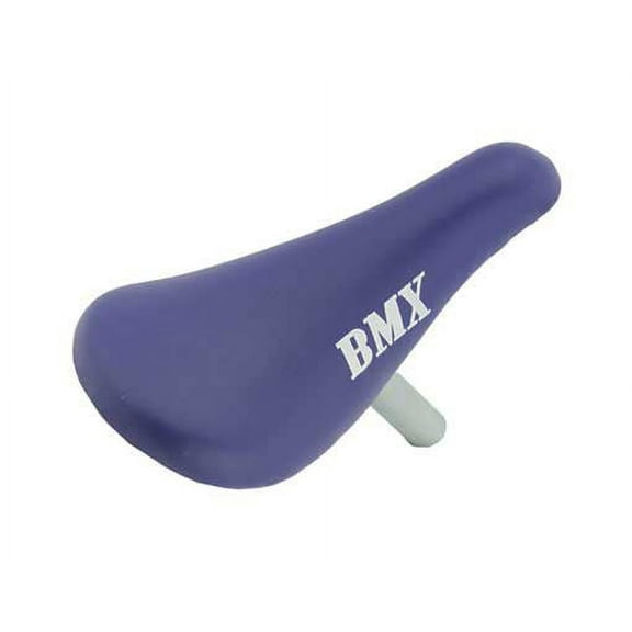 12" Saddle W/Post Bmx Blue. Bike seat, bicycle seat, Bike part, bicycle part, seat for bike