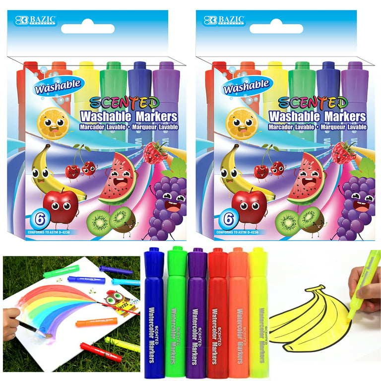 Kiddy Color Washable Colored Markers For Children Coloring