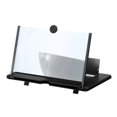 thumbnail image 1 of 12" Screen Magnifier for Cell Phone, 3D HD Magnifying Projector Screen Amplifier Stand, Black 10.6x7x0.6", 1 of 6