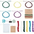 thumbnail image 1 of 12 Set Friendship Bracelets Bracelets for Adults DIY Jewelry Making Craft Kit with Step-by-Step Instructions Bracelet String and Rewarding Activity, 1 of 7