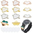 thumbnail image 1 of 12 Sets 3 Colors Blank Sublimation Watch Beads Personalized Sublimation Watch Beads Blank Set Fit Decorative Strap Accessories for DIY Smartwatch Bands DIY Craft, 1 of 5