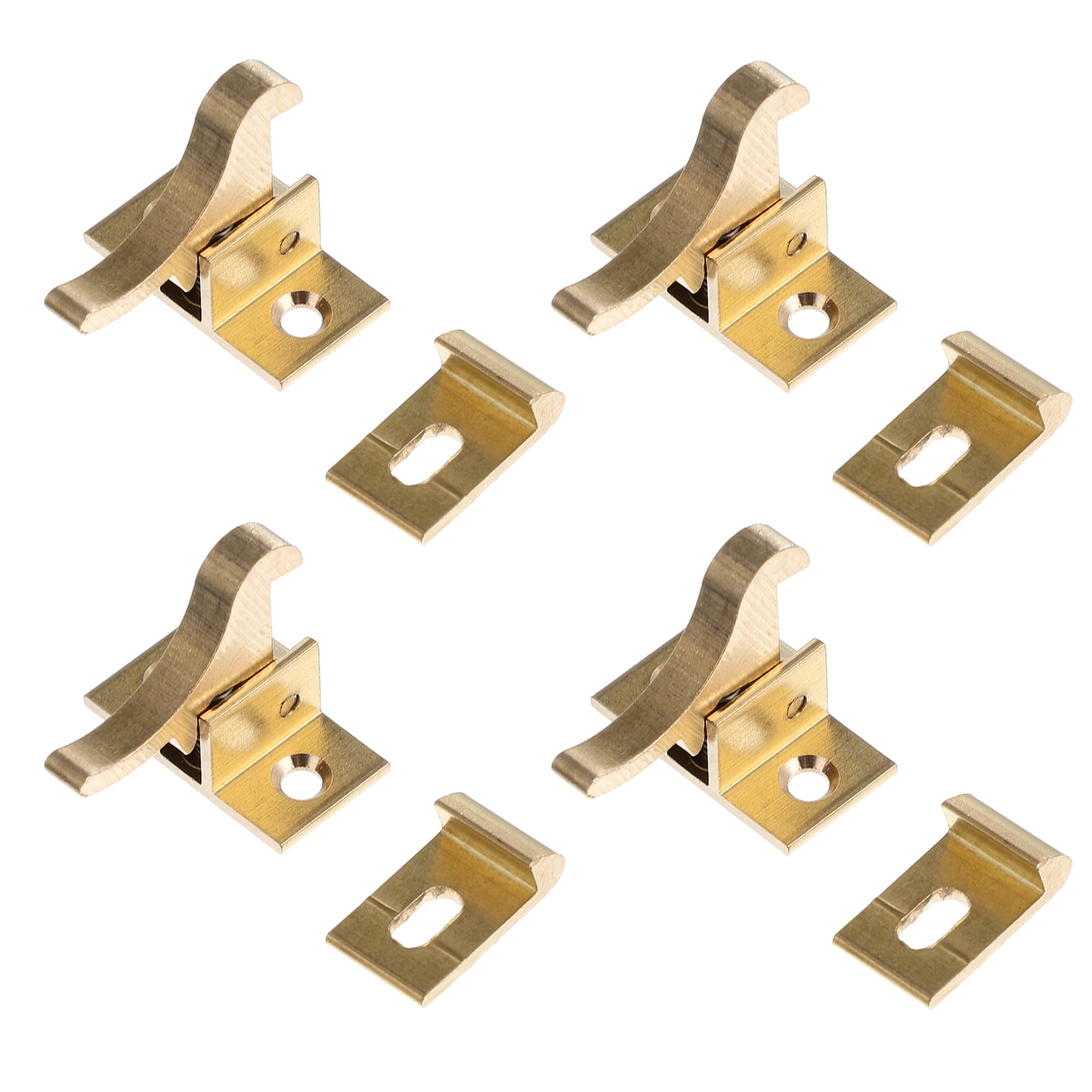 12 Sets Brass Window Catch Extra Heavy Duty Elbow Latch Door
