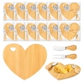 thumbnail image 1 of 12 Sets Bridal Shower Prizes For Game Winners Love Mini Charcuterie Cheese Boards Butter Spreaders Forks With Thank You Tags Gift Box Guests Wedding Birthday Party Favors, 1 of 7