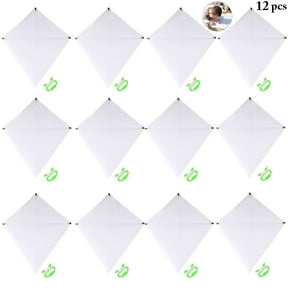 12 Sets Kids Kite Creative DIY Blank Coloring Flying Kite with Swivel and Line