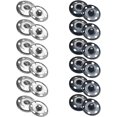 12 Sets Metal Sew on Snap Buttons 25mm Dia Snaps Fasteners Press Studs