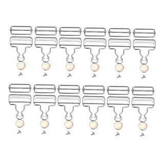 4 Sets suspender buttons for mens pants replacement buckle Suspender Buckle  Tri- 
