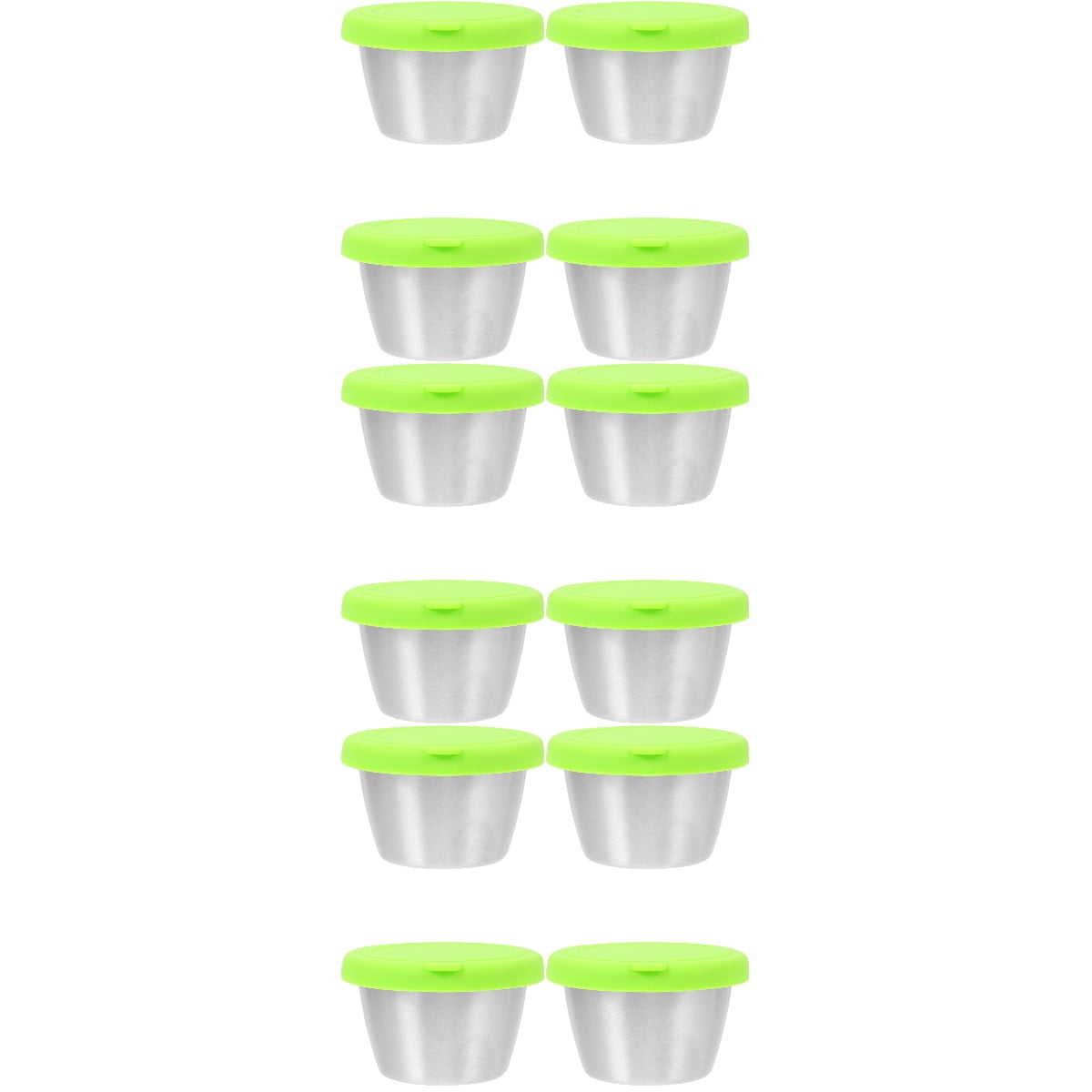 12 Sets of Multipurpose Dipping Cups with Lids Household Sauce Dishes