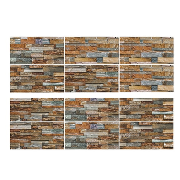 12 Sheet Peel and Stick Backsplash for Kitchen Marble Self Adhesive Wall Tiles Waterproof 3D Stone Back Splashes Peel and Stick for Bathroom Kitchen Camper Shower Furniture 4"x8"